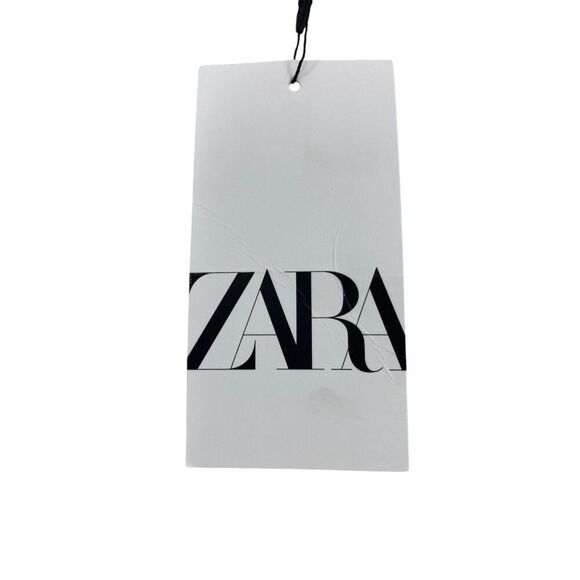 Zara Mens Cutwork Sweater Vest Size M Ivory Open Knit Crochet 1023/300 NWT - Picture 7 of 14